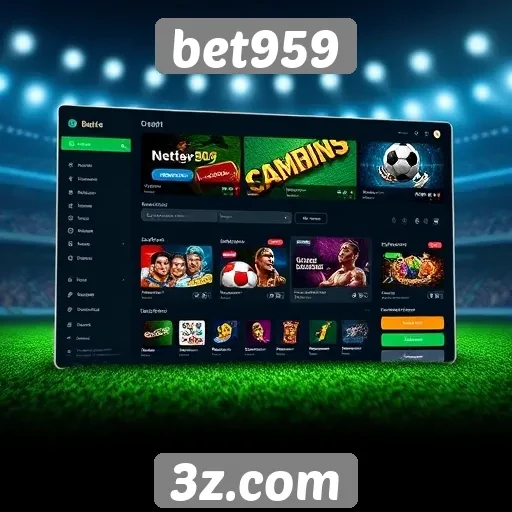 Interface do bet959 proporciona experiência amigável para usuários